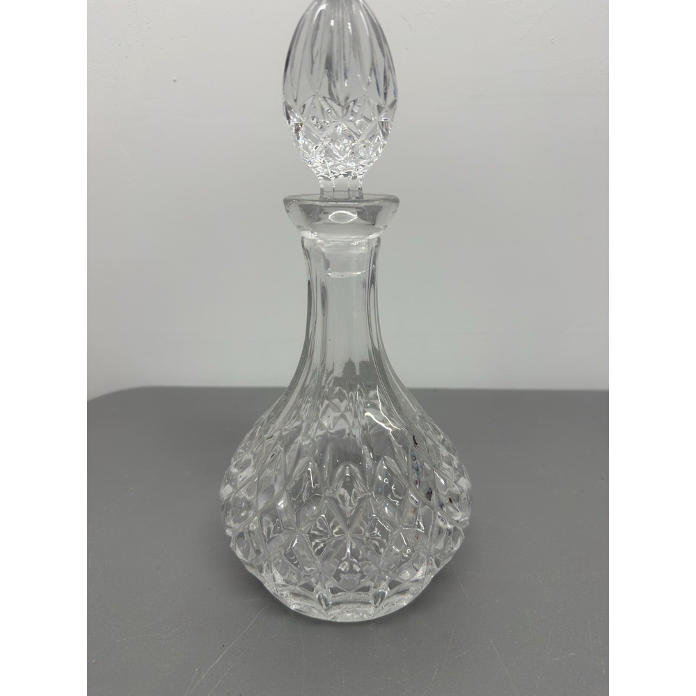 Royal Limited Brandy Wine Decanter 24% Lead Crystal - Czech Republic -11.25"T